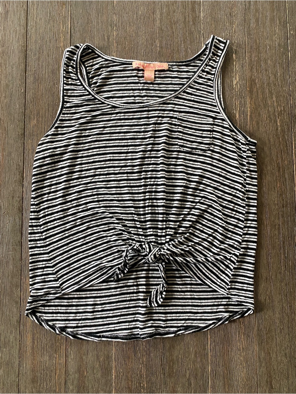 Stripe Tie Tank Top